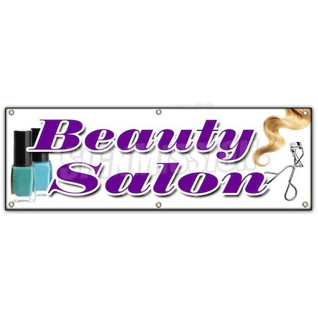 Signmission BEAUTY SALON BANNER SIGN hairdresser stylist colorist color haircuts B-72 Beauty Salon